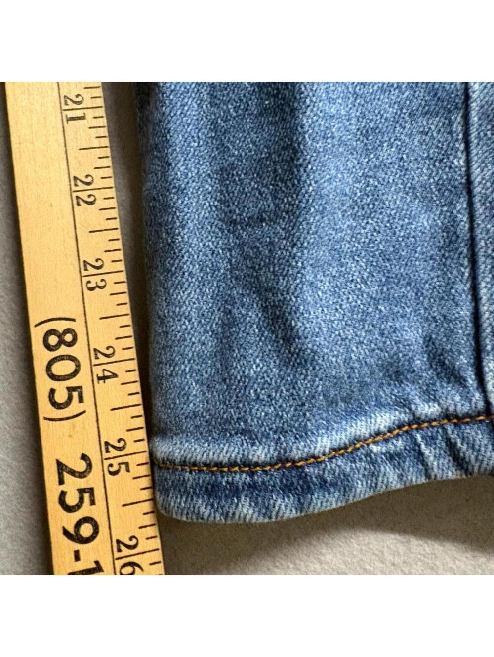 Monkey Ride Jeans Womens 9/29 Blue Distressed Skinny High Rise Denim - Picture 2 of 9